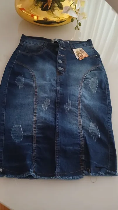Vendo Saia Ferron Jeans