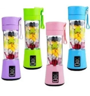 Mini Liquidificador Portátil com 6 Lâminas Shake Take Juice Cup Recarregável USB z109  - Foto 2