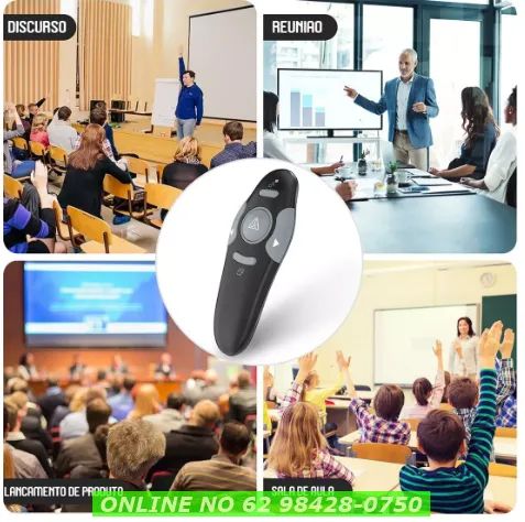 Apresentador passador Slide Apontador Laser Controle Sem Fio  - Foto 4
