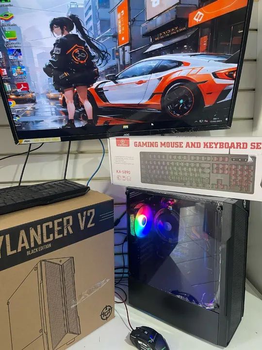 Pc Gamer I3 YouTuber Novo Lacrado na Caixa  - Foto 6