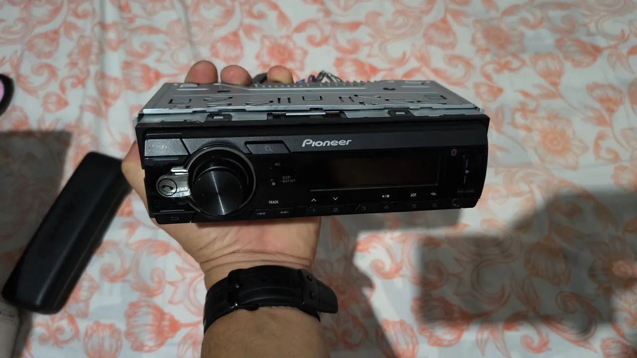 Som automotivo Pioneer pra vender logo 