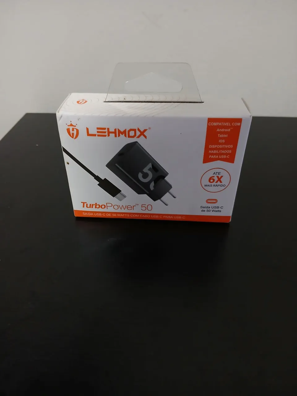 Carregador TurboPower 50W - Carregamento Rápido USB-C