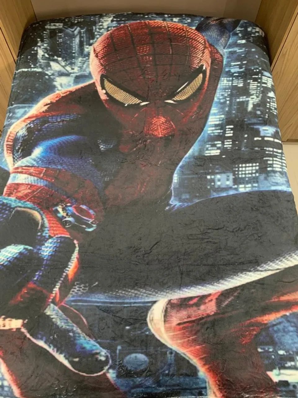 Manta peluciada solteiro com vários temas disponíveis Toy Story/ Mario/ Homem Aranha - Foto 4
