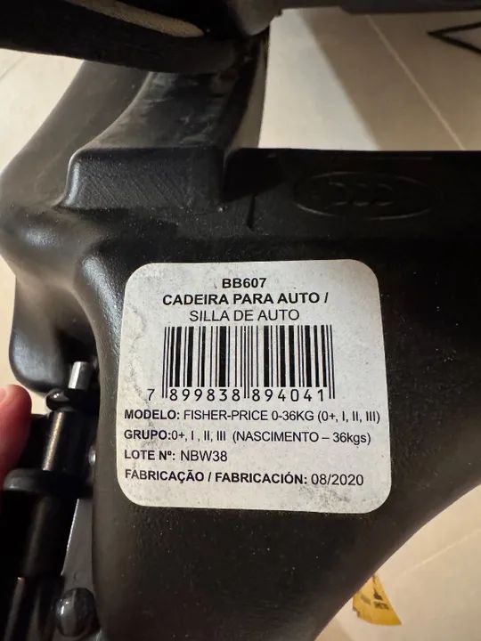 Cadeirinha de bebê fisher price all stages isofix - 0-36 kg - Foto 5