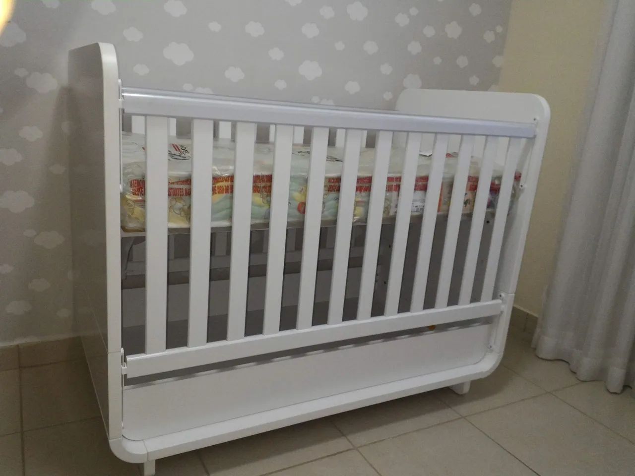 Berço e Mini Cama Branco - Excelente Qualidade