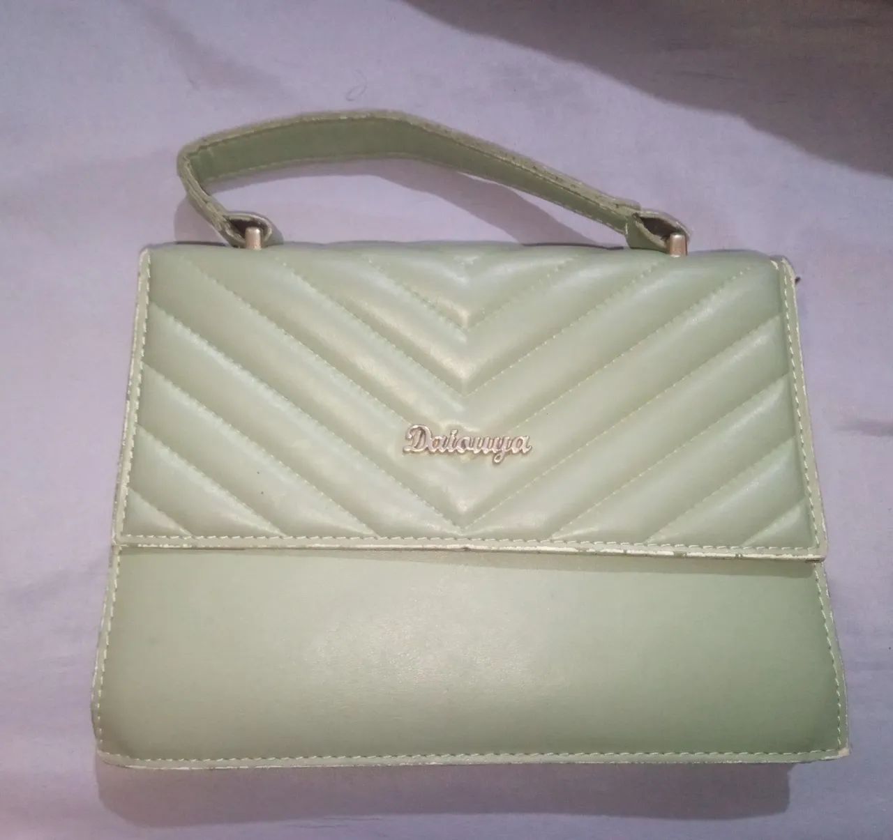 Bolsa Verde de Mão Feminino  - Foto 5