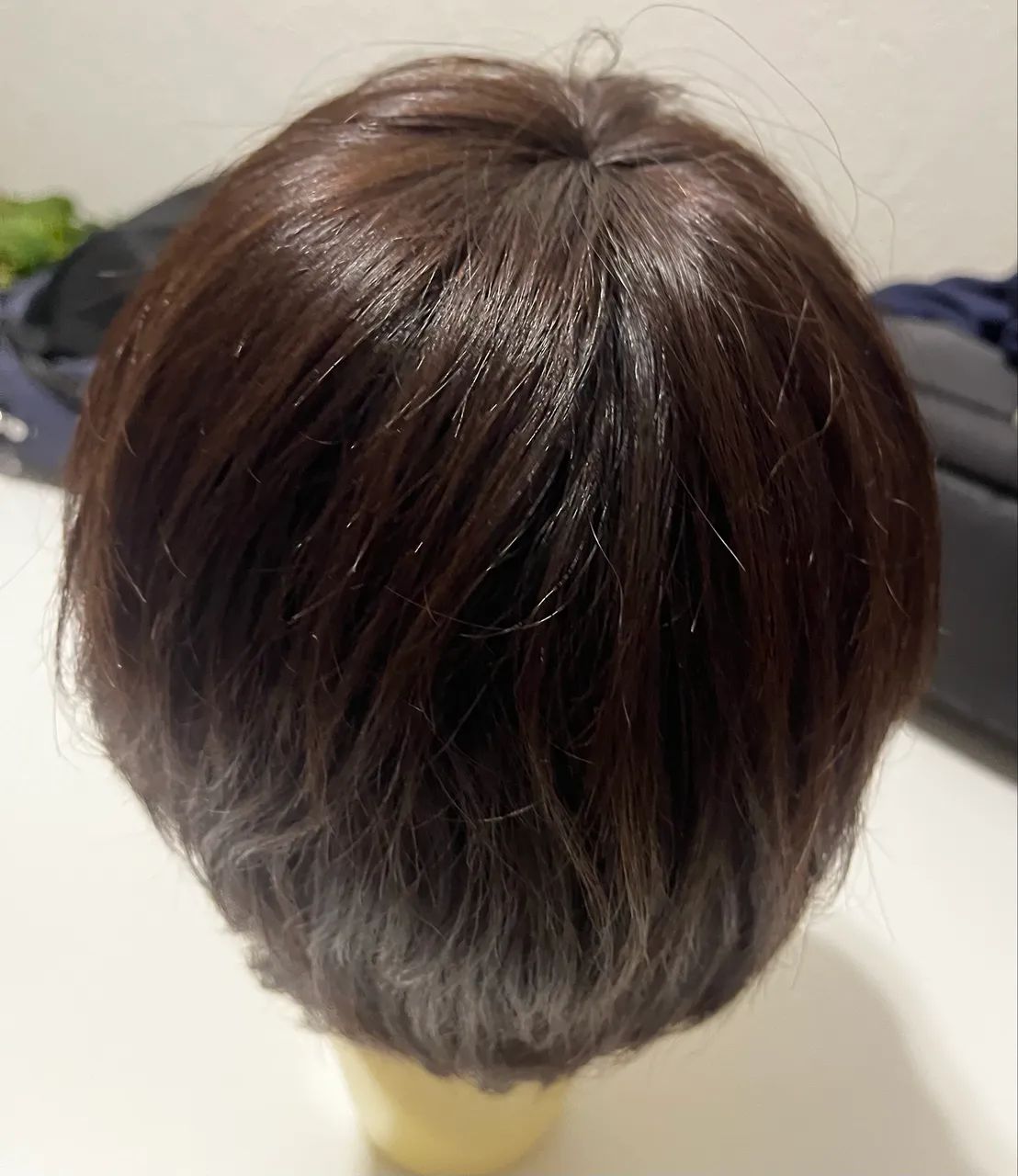 Peruca de cabelo humano. Regulável. Pouquíssimo uso. - Foto 3