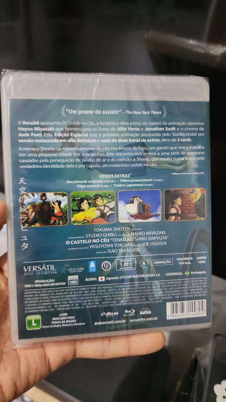 Blu-ray O Castelo No Céu Lacrado - Foto 2