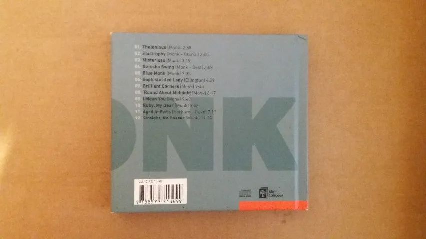 CD  - Thelonious Monk - Mitos Do Jazz - Foto 2