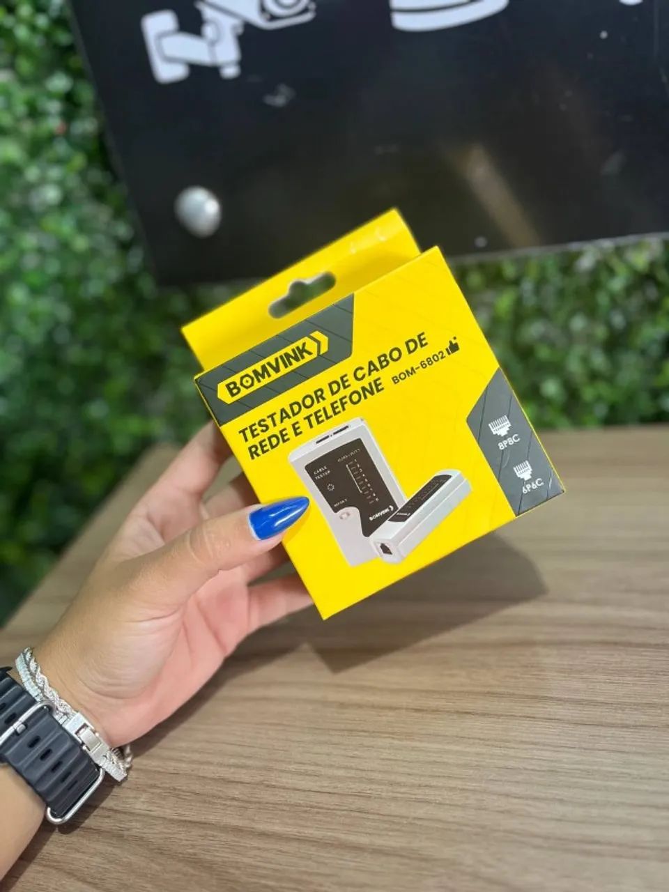 Testador de Cabo de Rede e Telefone BOMVINK BOM-6802