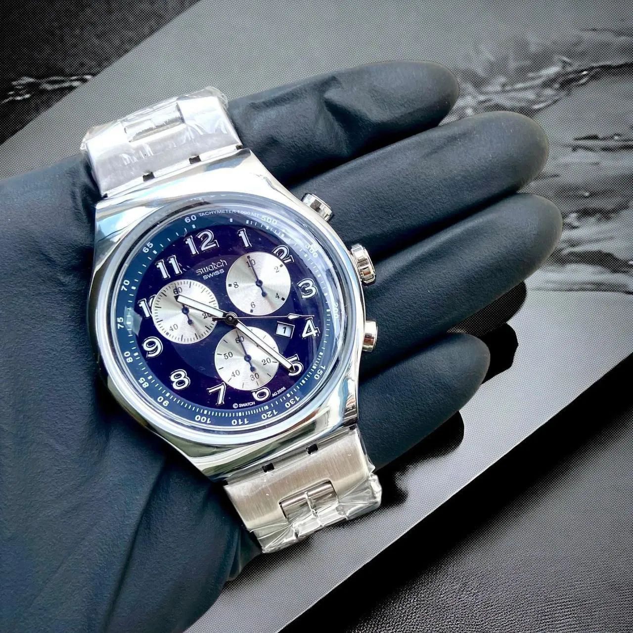 Relógio Swatch Prata  (Não Funcional)  - Foto 3