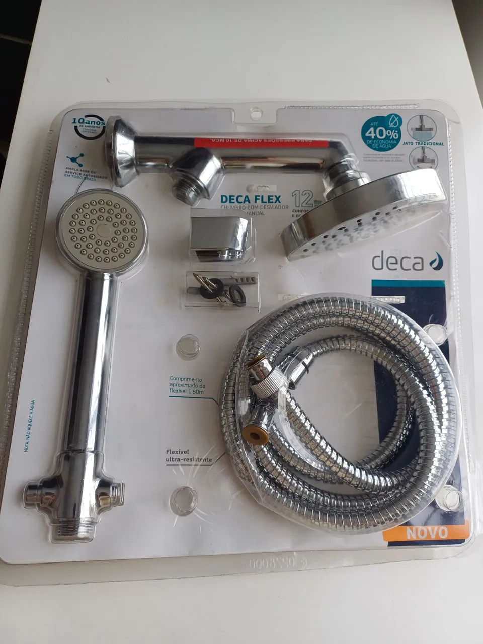 Chuveiro Deca Flex 12 com Desviador e Ducha Manual - Novo
