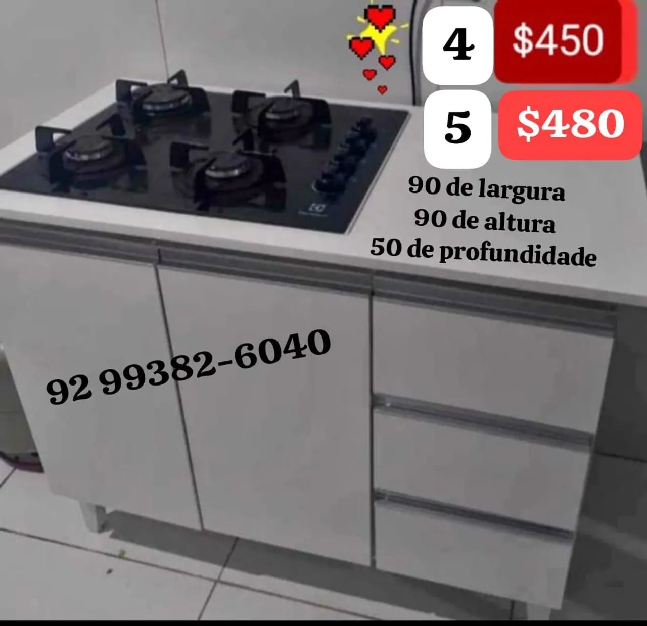 Balcão pra fogão ?MDF Entrega Grátis ?