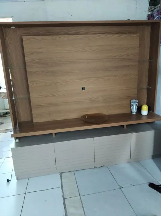 Rack  e painel com leds