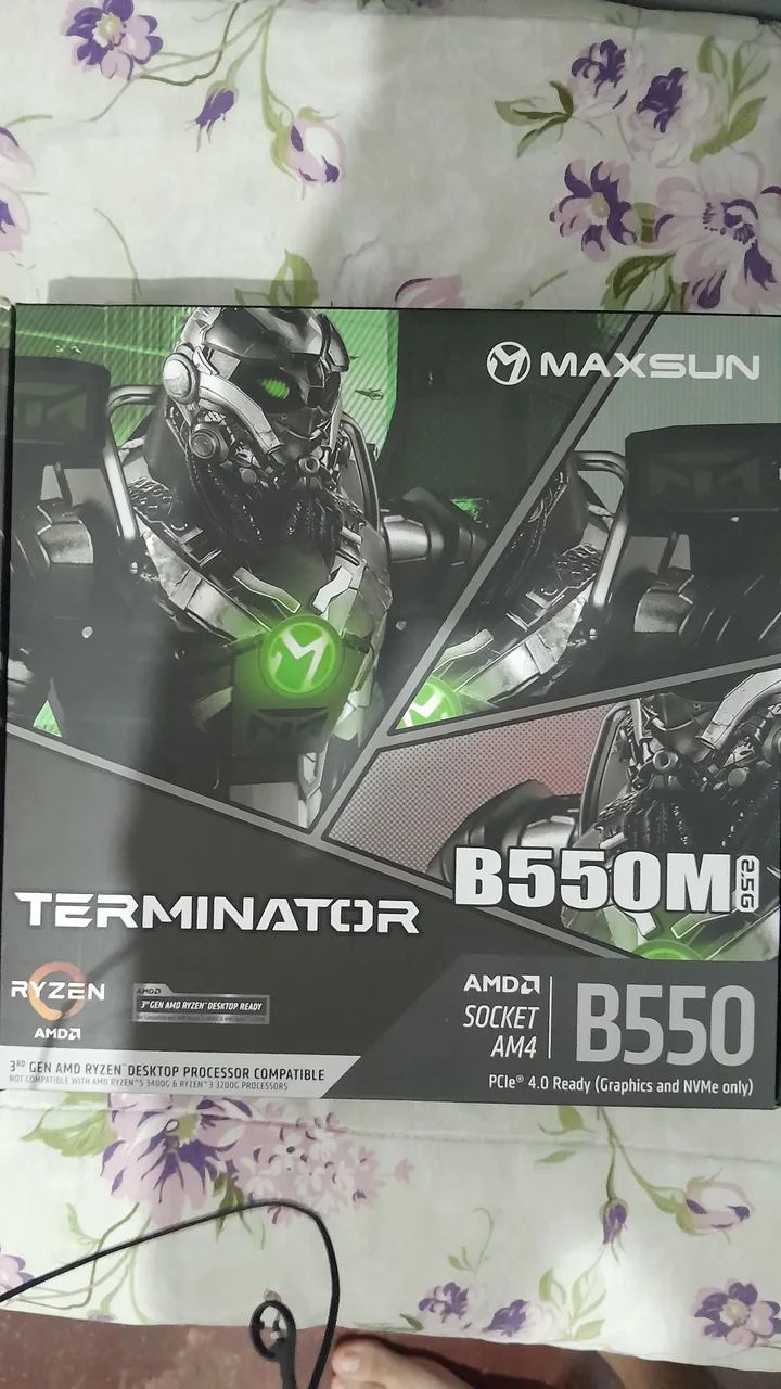 Placa Mãe Maxsun B550M Terminator(NOVA-NUNCA USADA)