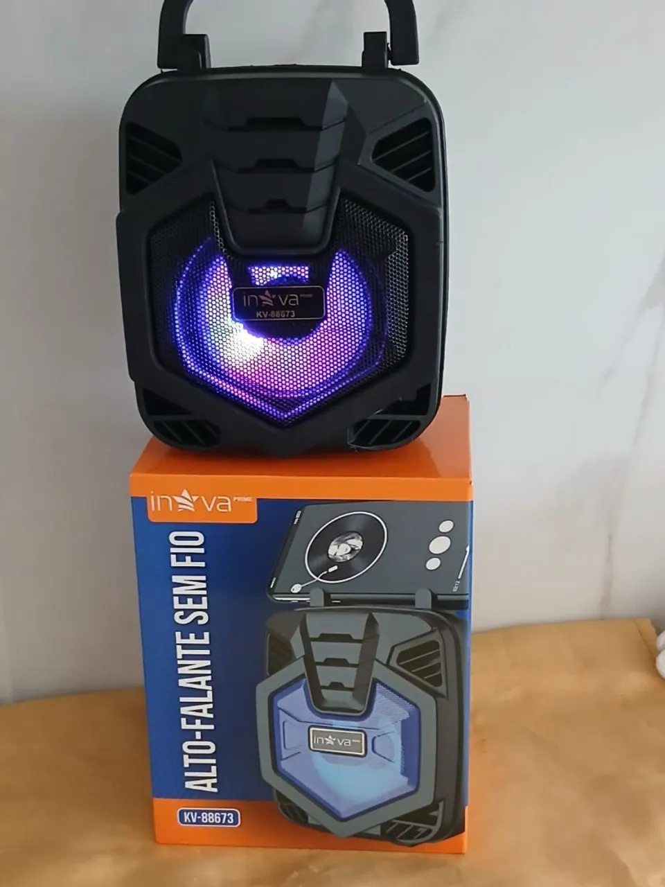 MINI CAIXA DE SOM LED - ENTREGAMOS