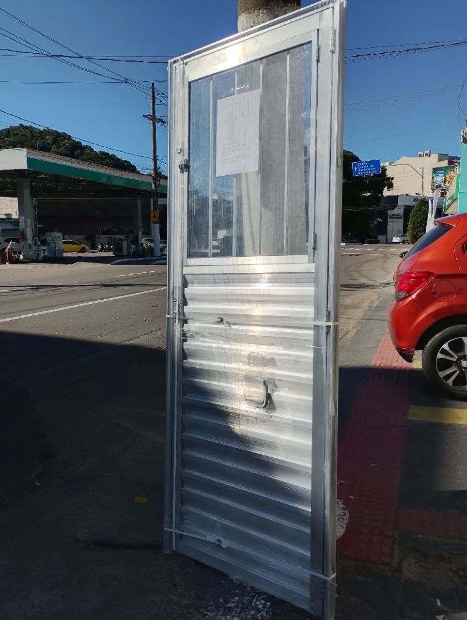 Oferta exclusiva - Porta de alumínio 70 ou 80cm com grade  - Foto 3