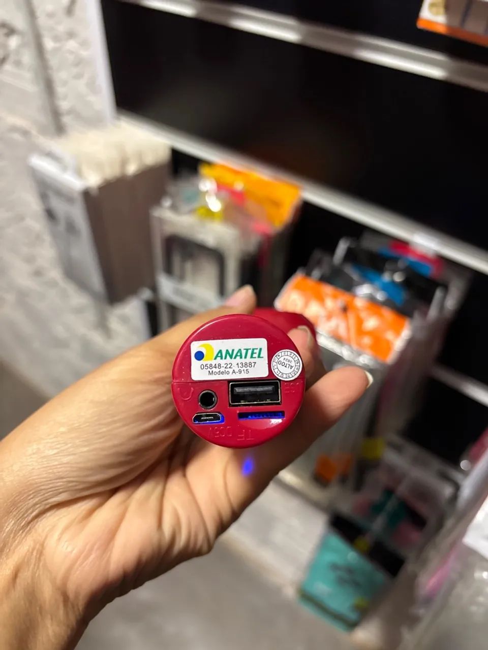 Microfone e caixa de som Bluetooth + Karaokê A-915 - Foto 5