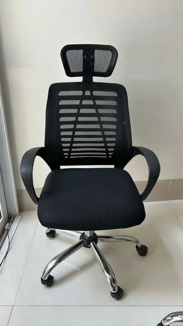 Cadeira ergonômica de escritório Vega, Preto - Foto 2