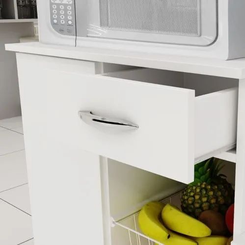 Fruteira com Cestos de Arame e Espaço de Micro-ondas  - Foto 3