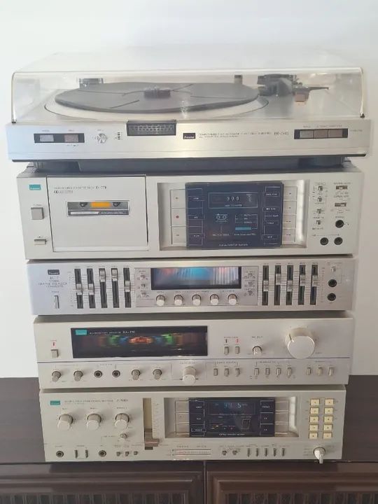 Conjunto de som Sansui Z5000 Vintage completíssimo e em excelente