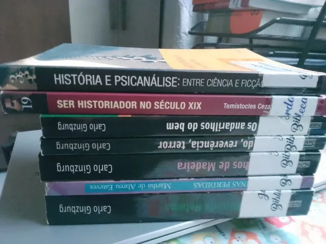 Kit de livros Historiografia (7 exemplares)