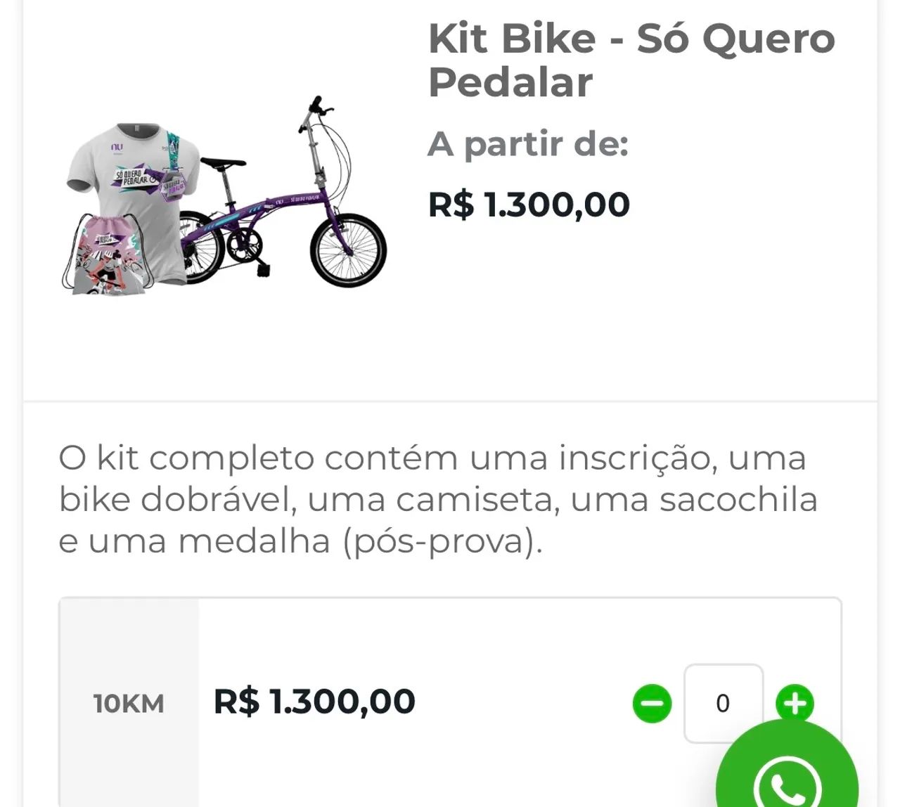 Bicicleta Dobrável Roxa do Nubank Nova  - Foto 6