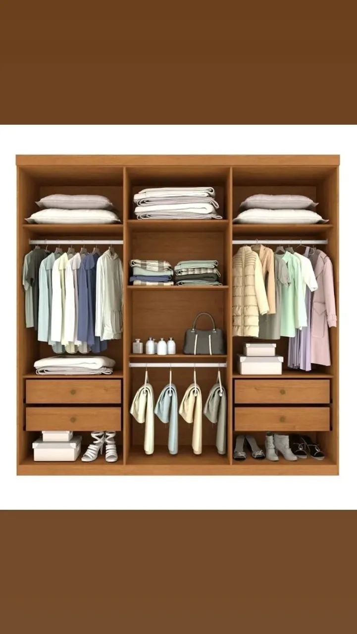 Guarda-roupa espaçoso tcil  - Foto 2