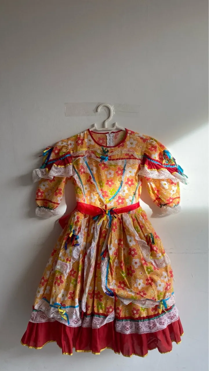 Vestido Infantil Festa Junina/ vestido caipira