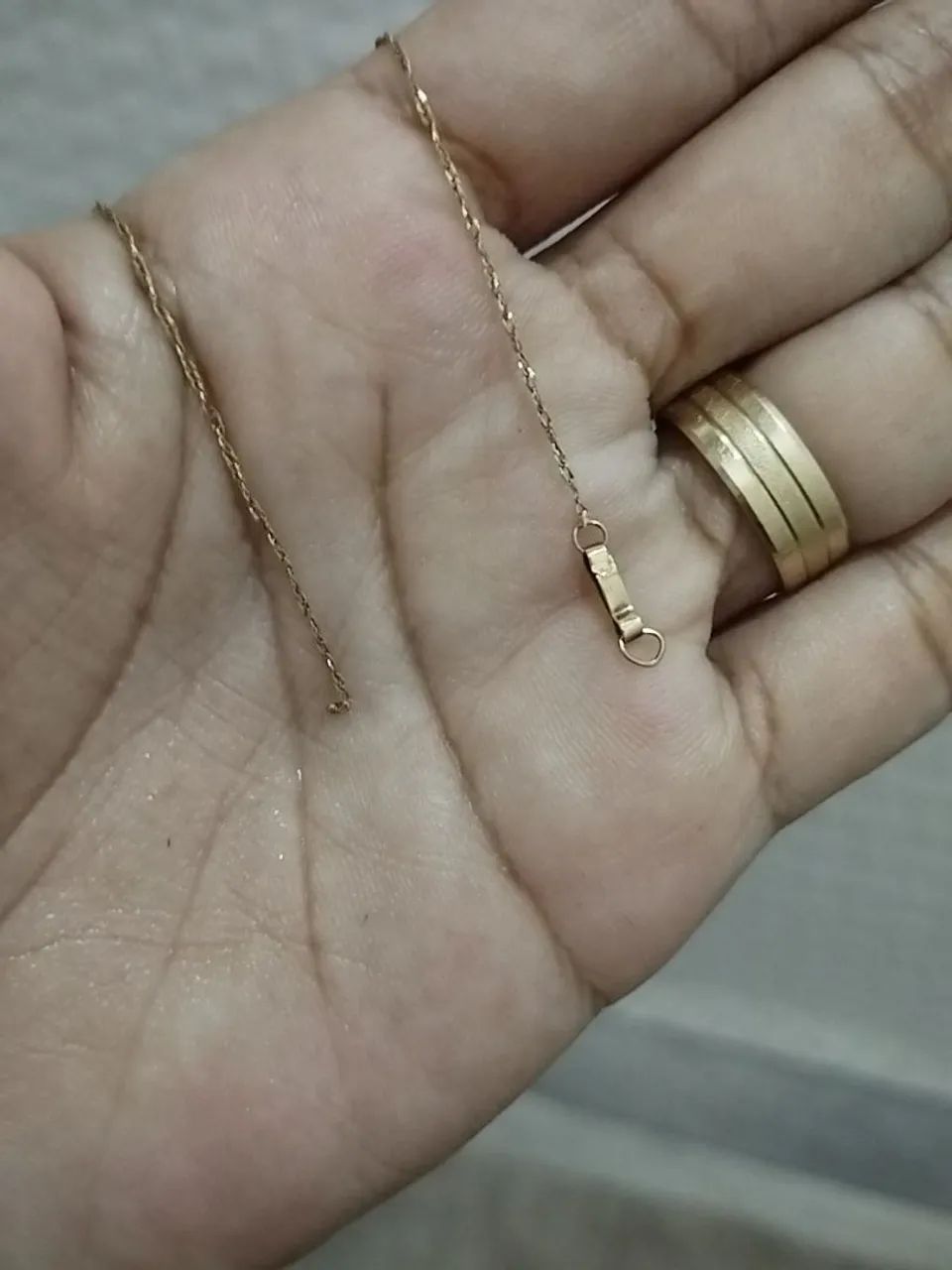 Cordão de ouro feminino 18k - Foto 2