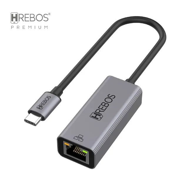 Adaptador Type-C para Ethernet Premium - Hrebos - Foto 3