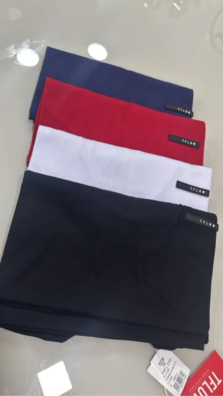 Camisas T-Flow - 4 cores - Novo
