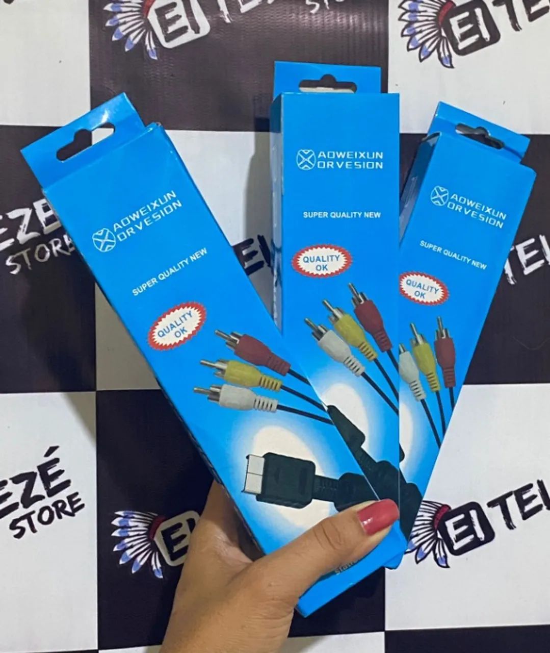 Cabo de audio e video para PS2 64292482098178120