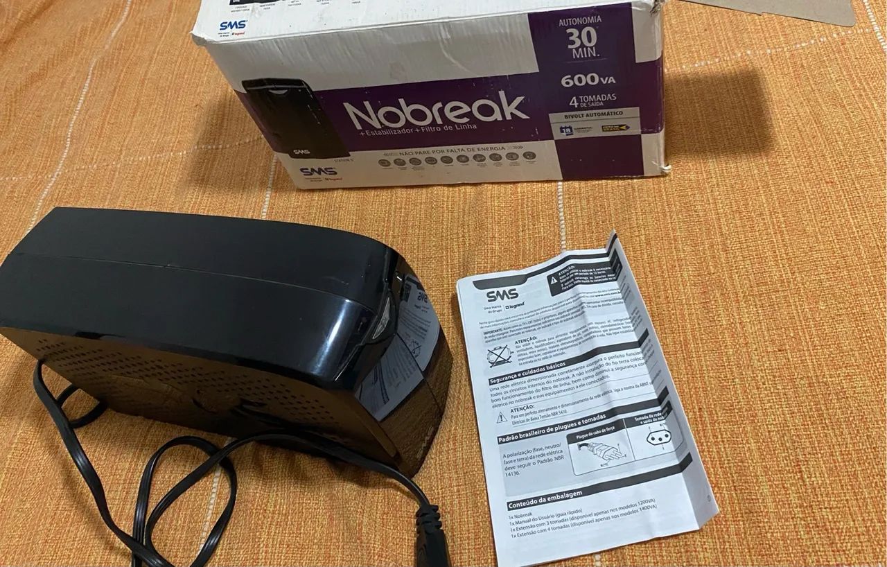 Nobreak SMS 600VA - Semi-Novo