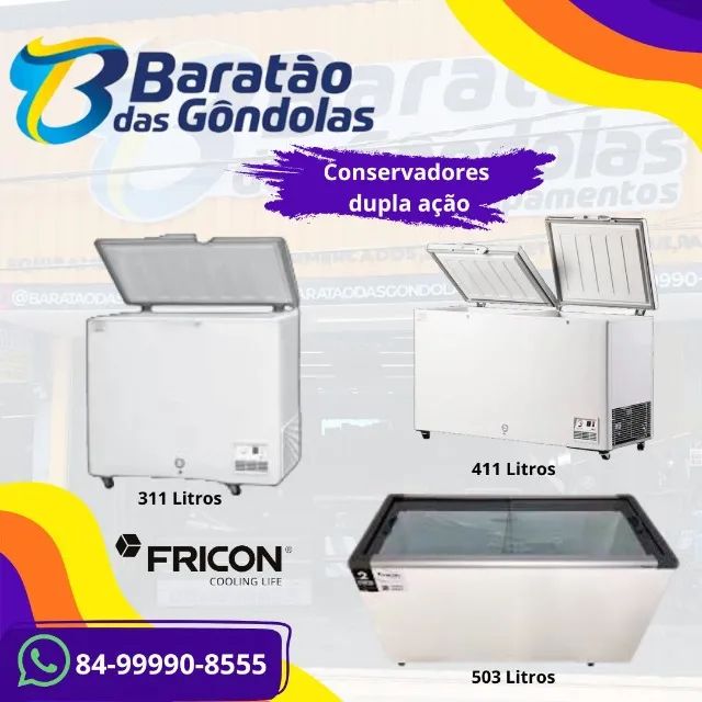 Freezer Conservador Horizontal