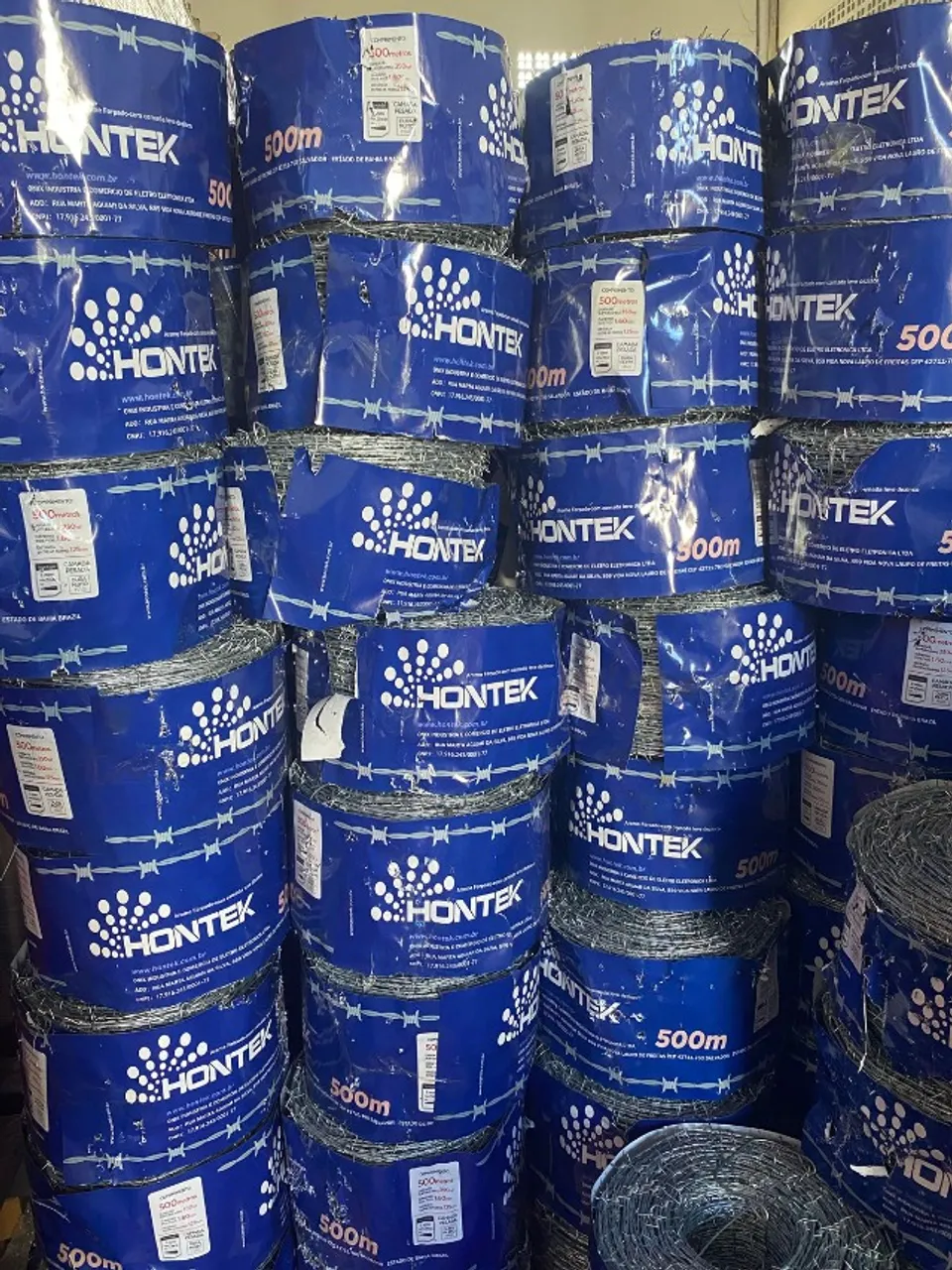 ARAME FARPADO 500 METROS ZINCAGEM PESADA