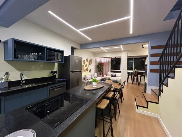 Apartamento Tríplex 200m² ABAIXEI p/ALUG Pr Quilombo200m²Home OfficeAC 4 quartos/2 suítes