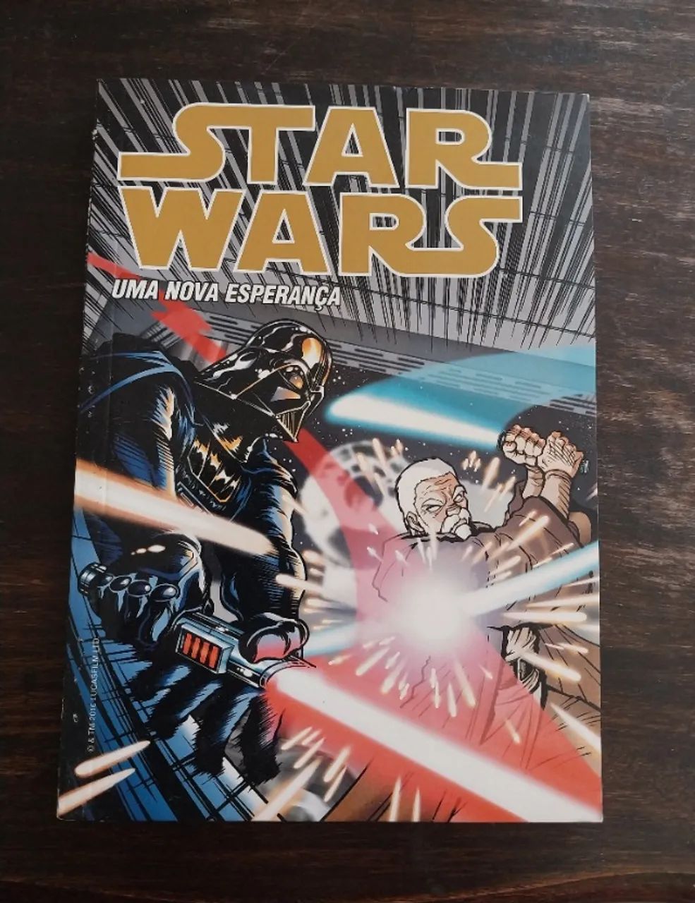 2 gibis Star wars hq uma nova esperança n° 1 e 2 manga novíssimo colecionáveis  - Foto 3