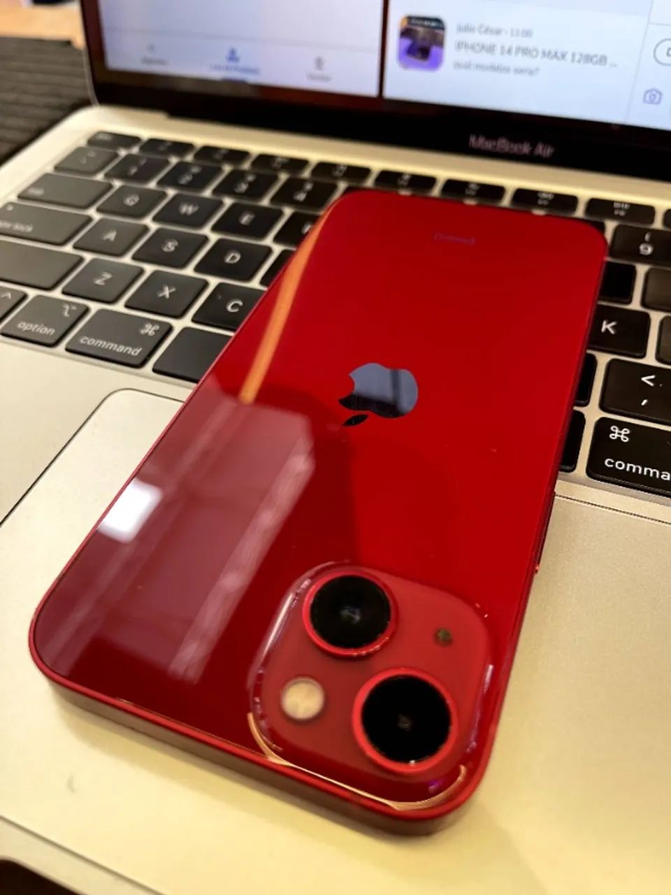 IPHONE 13 128GB VERMELHO Seminovo - Foto 3