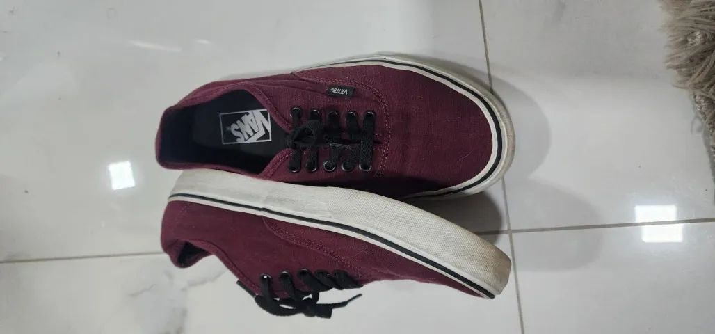 Tênis Vans Authentic Port Royale Vinho (Usado)  - Foto 2