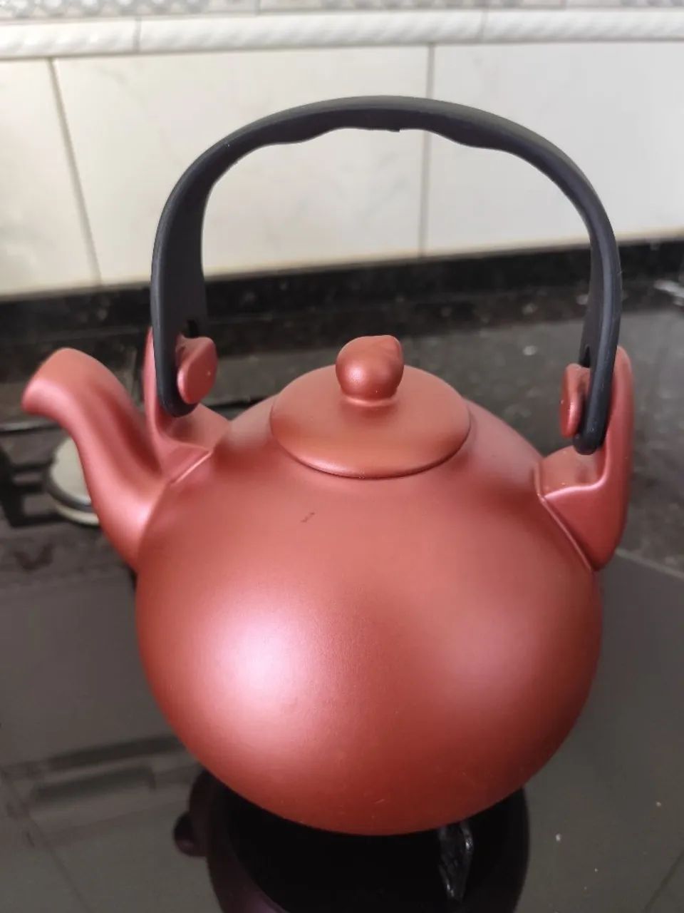 Chaleira de cerâmica ceraflame - rose gold 1.7 litros 100% cerâmica linda! - Foto 3