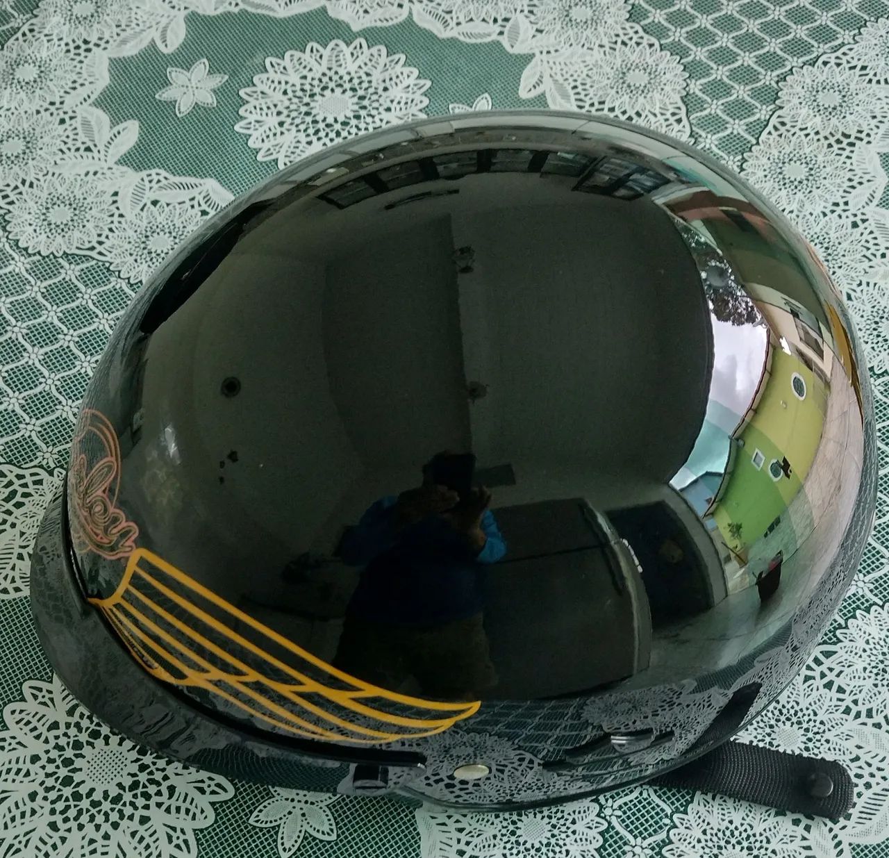 CAPACETE AMERICANO ESTILO OLD SCHOOL - ORIGINAL HARLEY DAVIDSON  - Foto 3