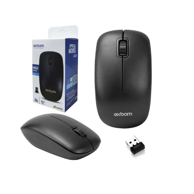 Mouse Sem Fio 2.4 Ghz Exbom