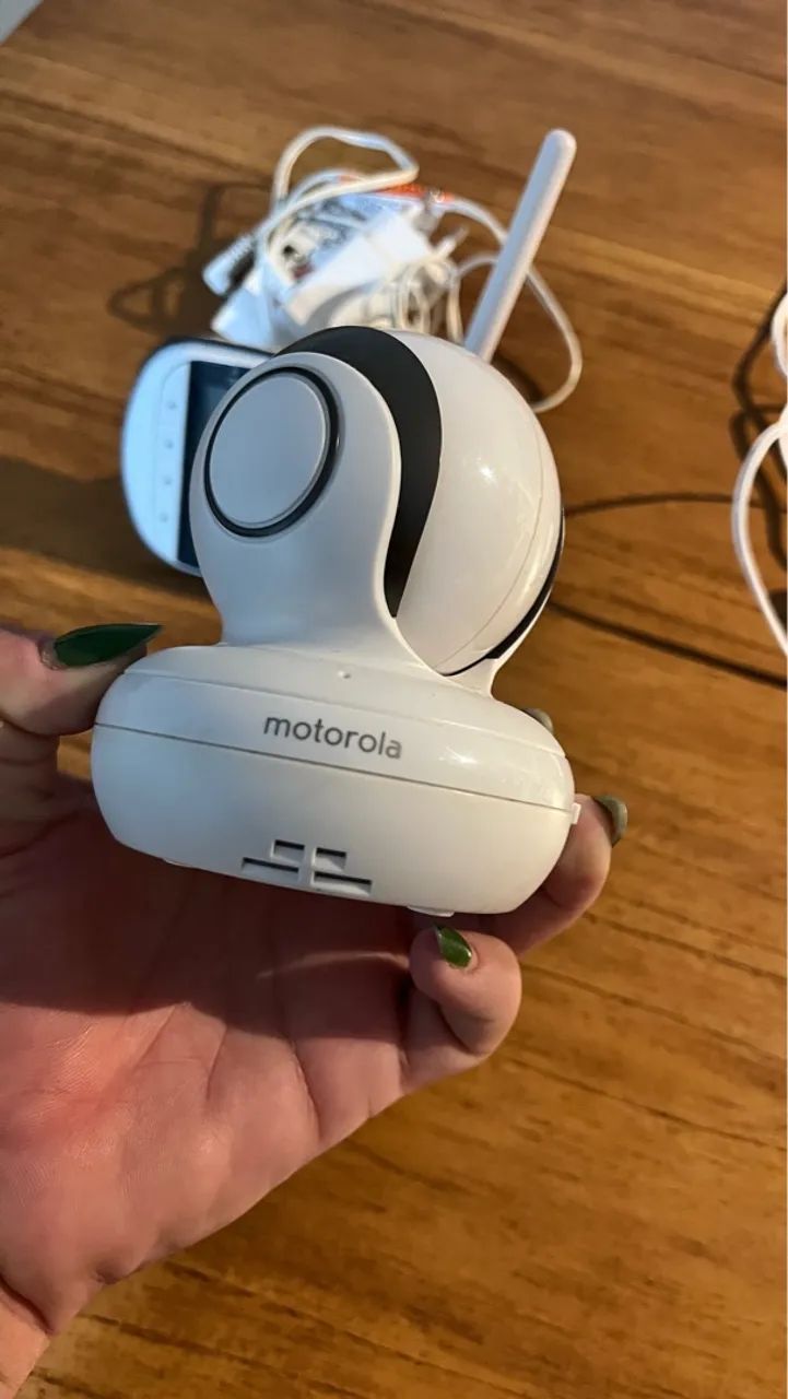 Babá Eletrônica Motorola MBP36SC Tela 3,5? Monitoramento da Temperatura Ambiente Rotação - Foto 6