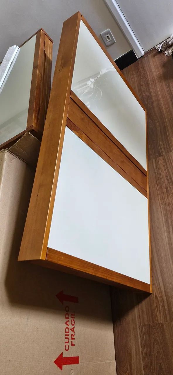 Mesa de Jantar Extensível Retangular com Tampo de Vidro - Foto 5