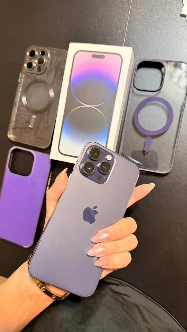 iPhone 14 Pro Max 256Gb Roxo - Celulares e Smartphones - Setor