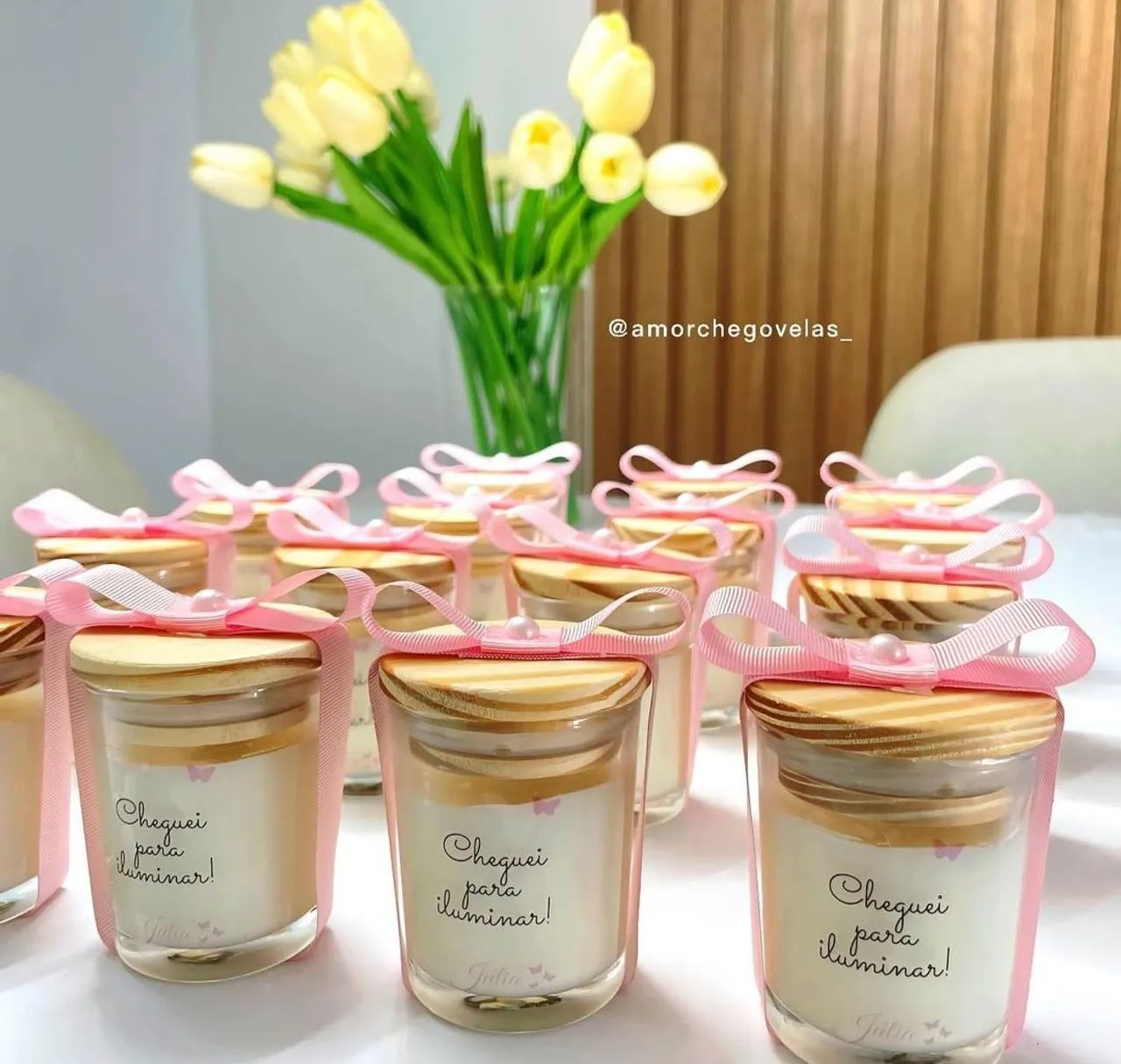 Kit presente dia das mães - vela aromática personalizada - Foto 4