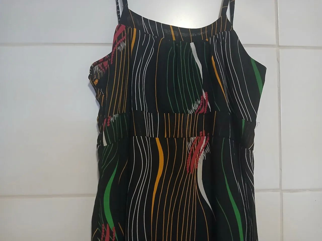 Vestido longo preto, veste 42/44. - Foto 2