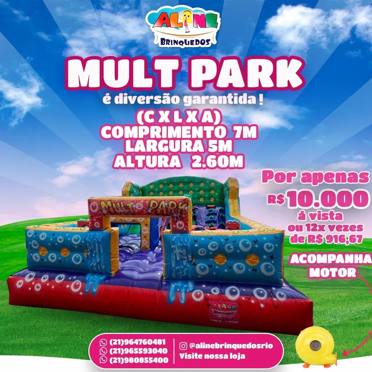 Mult Park Inflável - Diversão Garantida! - Foto 2