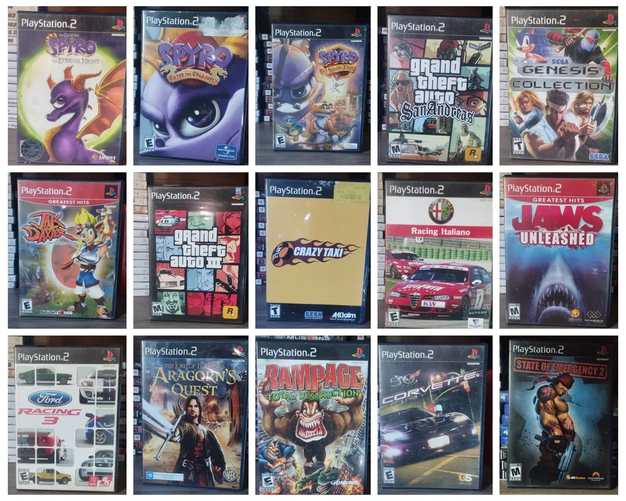 Jogos originais PS2 